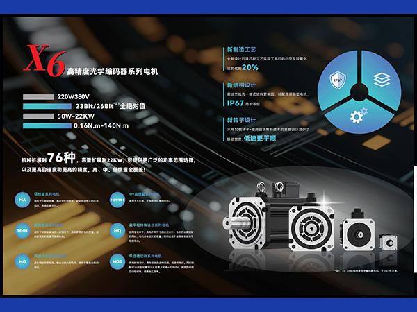 X6高精度光學(xué)編碼器系列電機(jī)